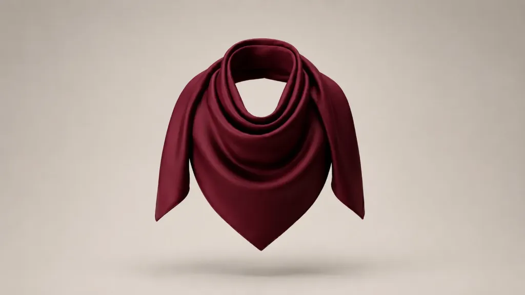Flight Crew Scarf — Burgundy