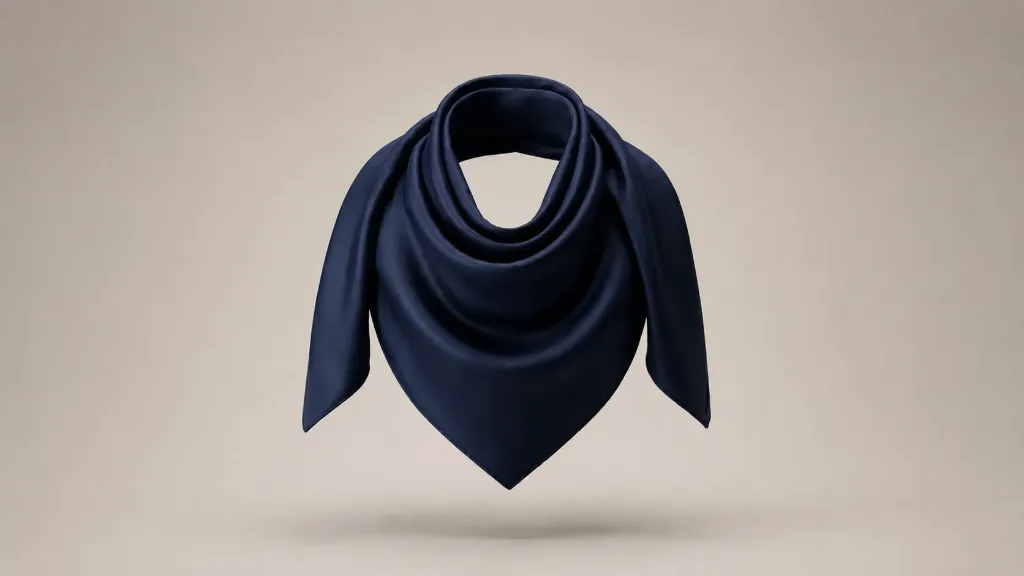 Signature Aviation Scarf — Deep Navy