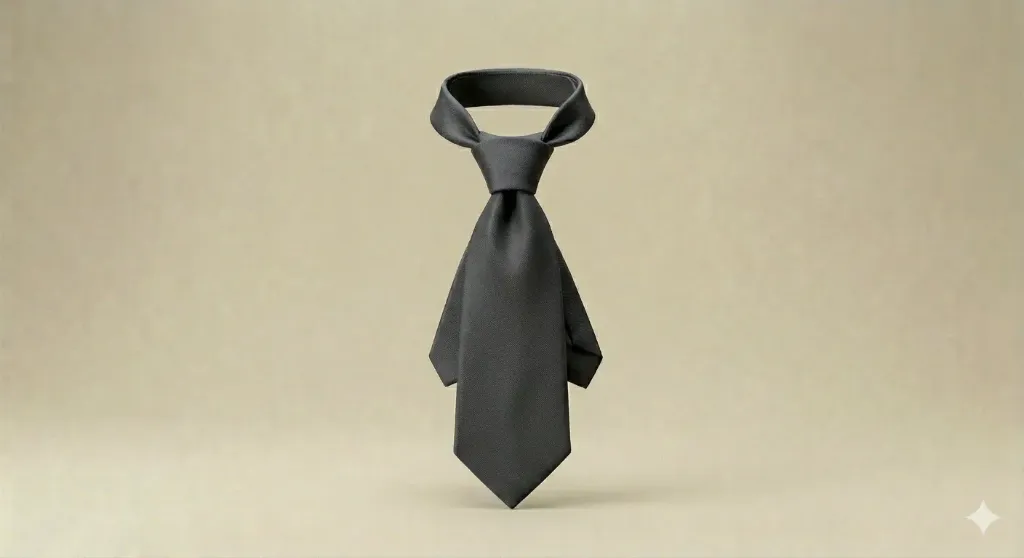Executive Crew Tie — Charcoal Grey