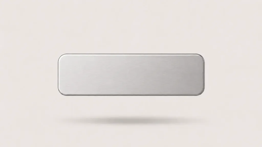 Aviation Identity Badge — Matte Silver (Steel)