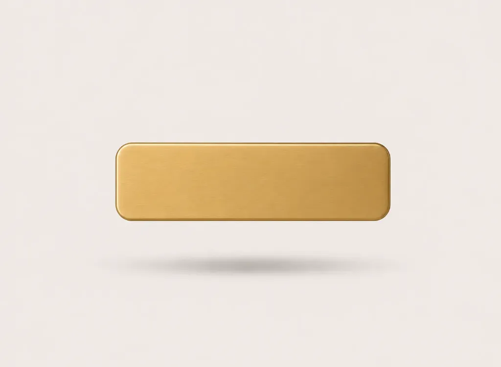 Hospitality Name Badge – Matte Finish