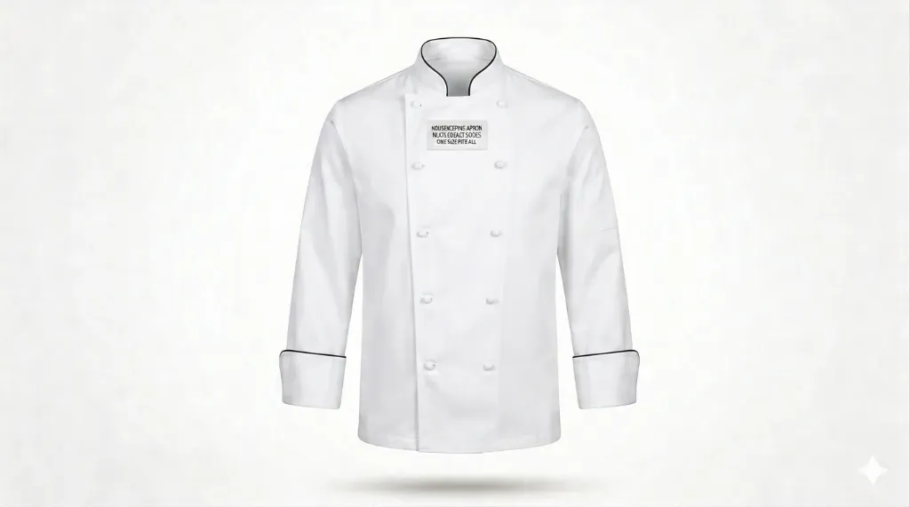 Executive Chef Coat – Signature Series (Custom, White, Denim, logo)
