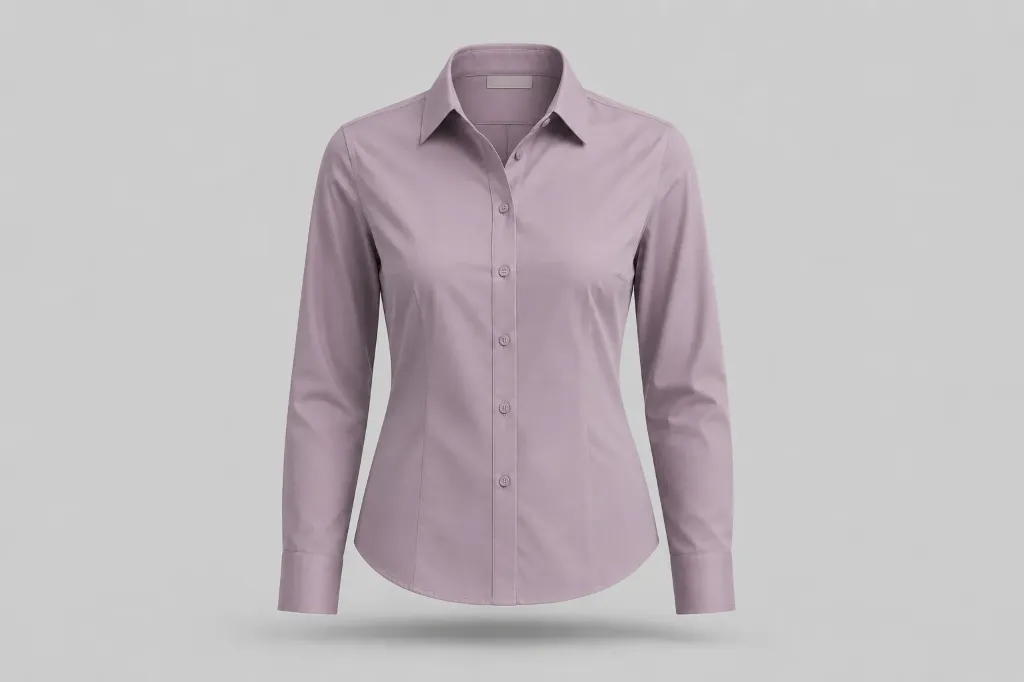 Corporate Shirt- Dusty Mauve (Dusty Mauve, S, Giza Cotton, logo)