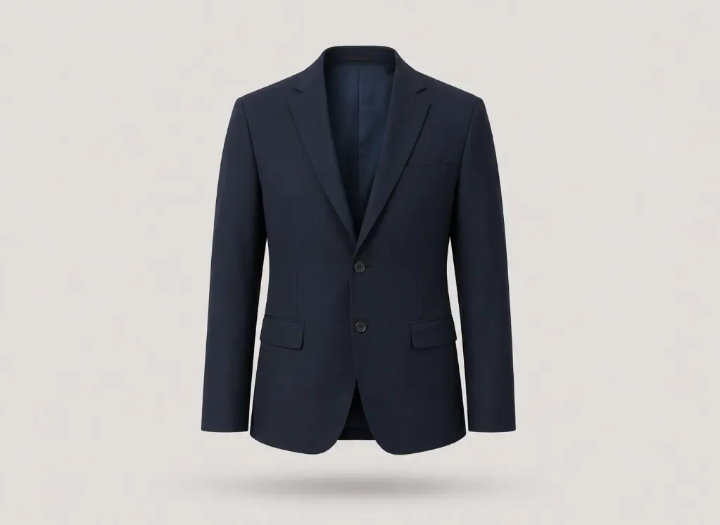 Cabin Crew Executive Blazer (Deep Navy, S, logo, Terry- Rayon)