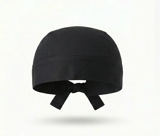 Classic Chef Cap / Toque – Comfort Fit (White, Bandana, logo)