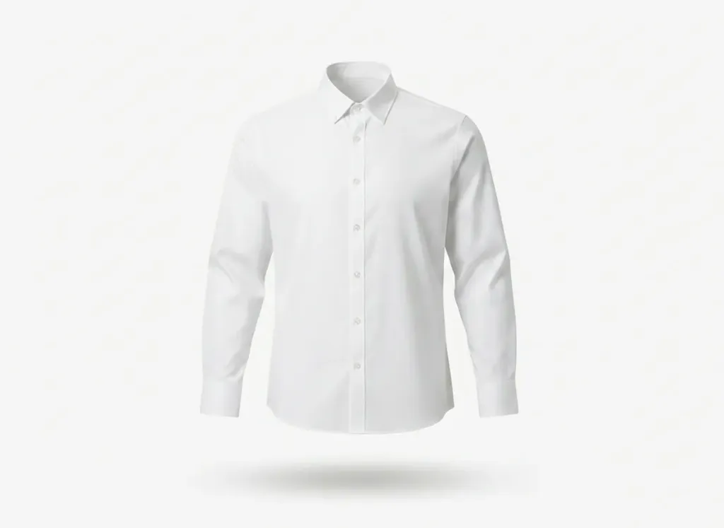 Executive Classic White Shirt (Custom, Giza Cotton, logo)